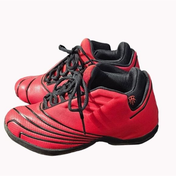 Adidas T-mac 2 Restomod Rockets Basketball Shoes GY2135 Red Black Men's Size 8.5 - Picture 5 of 13